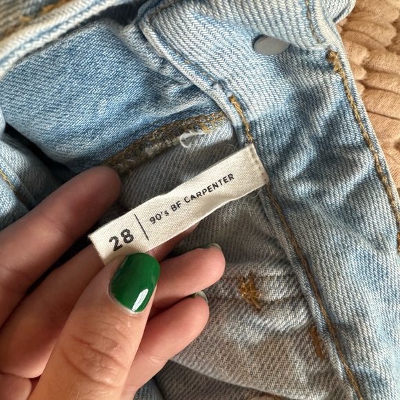 Pacsun wide leg high rise full length carpenter jean denim - Picture 7 of 7